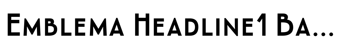 Emblema Headline1 Basic